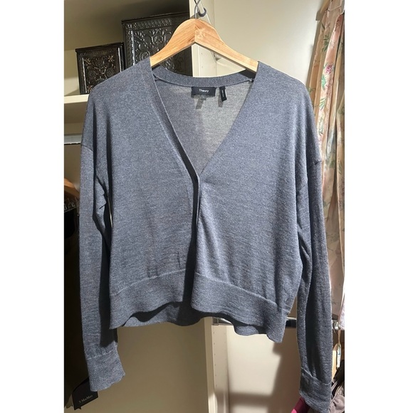 Theory Cropped Cardigan - Picture 4 of 6